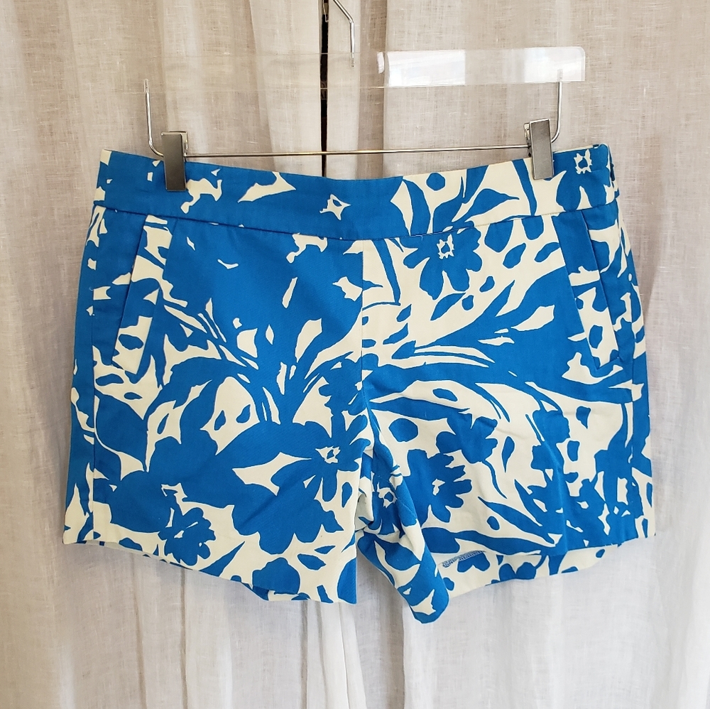 JCrew Blue Floral shorts